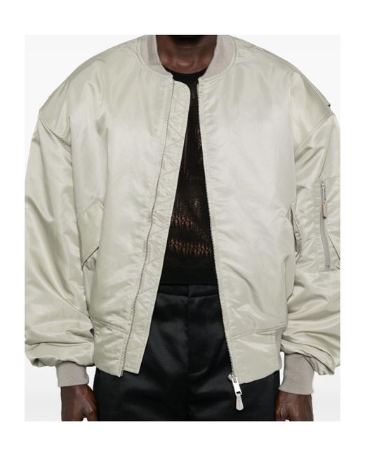 Entire studios Natural Broad Bomber Jacket for men