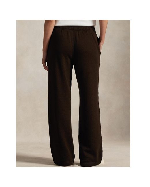 Polo Ralph Lauren Brown Logo Embroidered Drawstring Pants