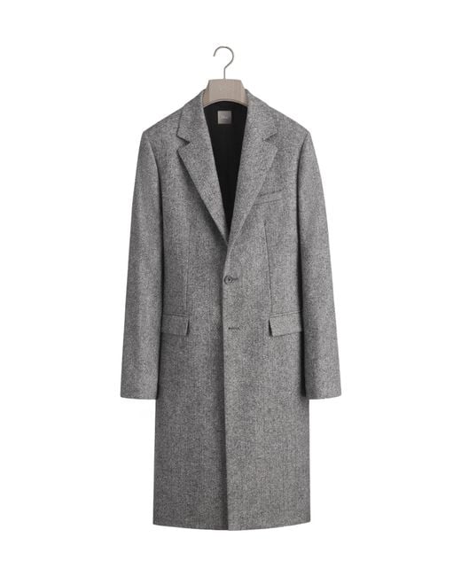 Dior Blue Homme Straight Hem Coat for men