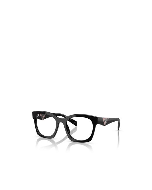 Prada White Eyewear Square Frame Glasses