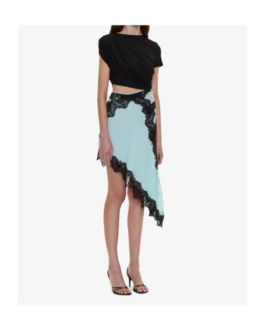 Christopher Esber Green Verve Twisted Tee Mini Dress