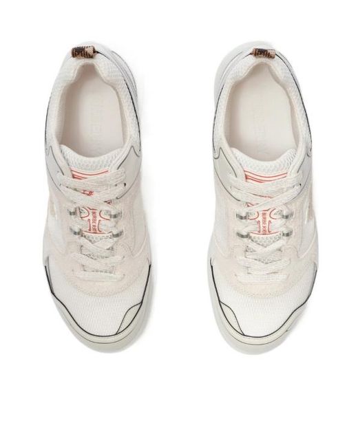 Burberry White Matrix Sport Sneakers for men