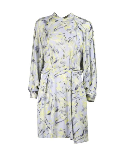 IRO White A Printed Dress