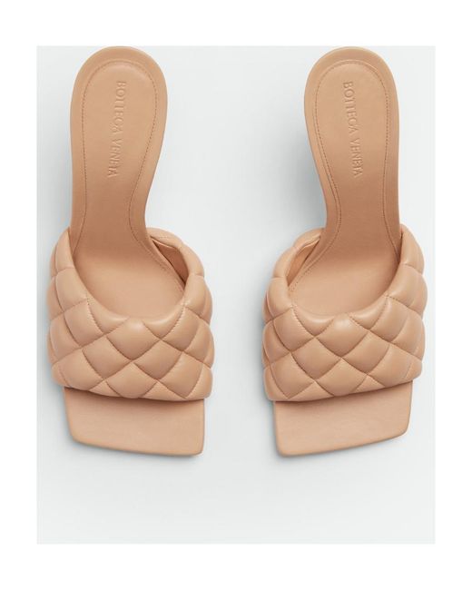 Bottega Veneta Metallic Padded Mule