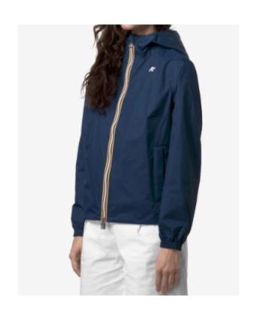 K-Way Blue Lil 2.0 Plus.2 Reversible Jacket