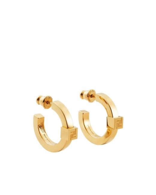 Fendi Metallic Forever Earrings