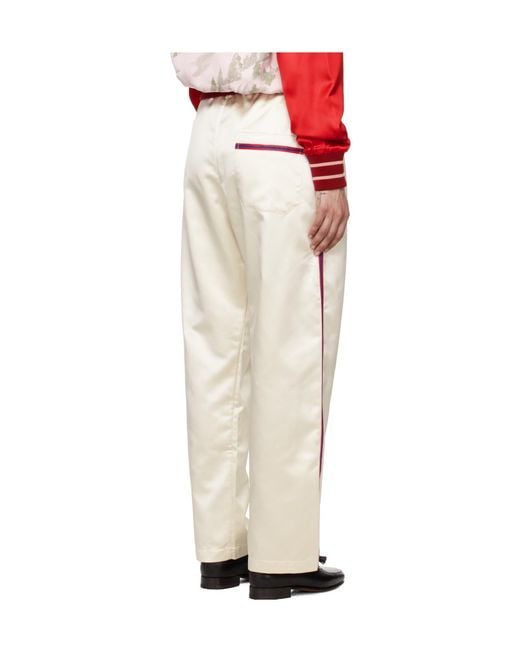 Bode Natural Redtail Pajama Pants