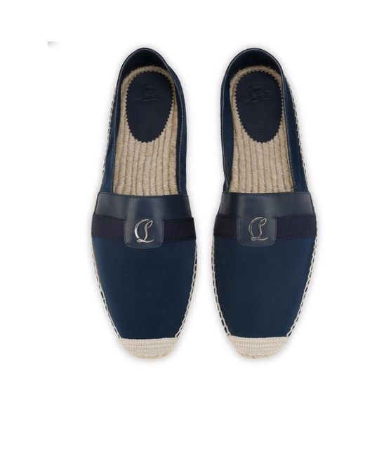 Christian Louboutin Blue Alfarica Espadrilles for men