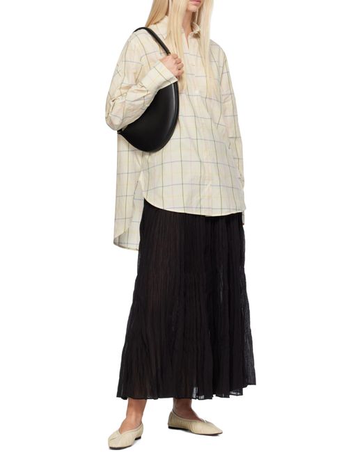 Totême  Black Scooped Shoulder Bag