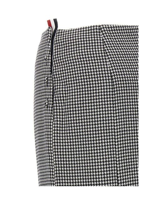 Thom Browne Gray Patterned Skirt