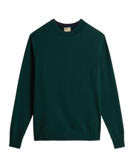 Woolrich Men's Green Crew Neck Long-Sleeved Sweater