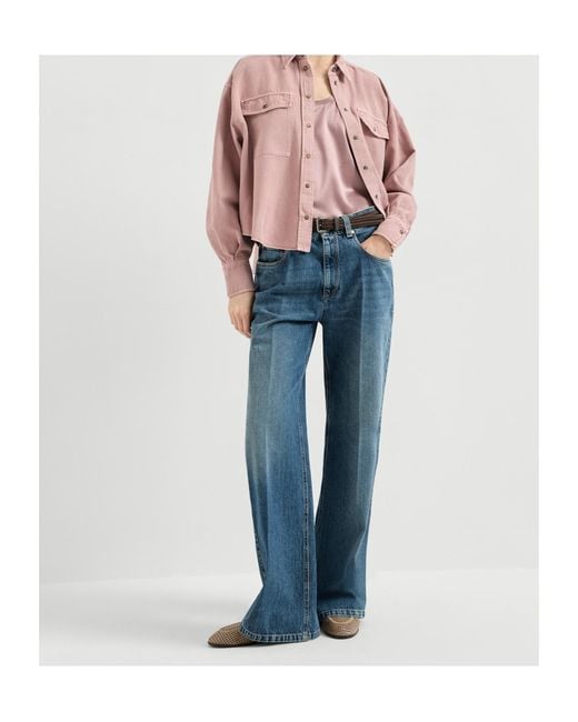 Brunello Cucinelli Blue Authentic Contemporary Loose Jeans