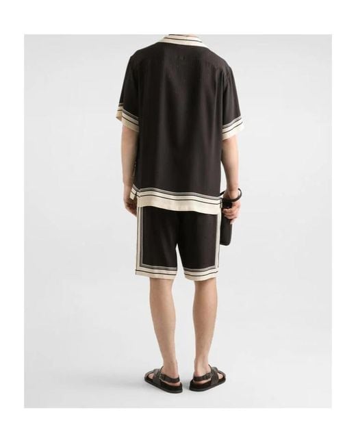 Dolce & Gabbana Black Silk Shirt for men