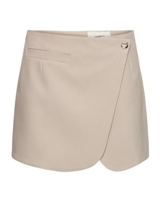 Coperni Natural Tailored Mini Skirt