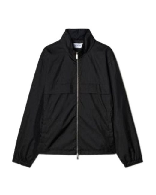 Off-White c/o Virgil Abloh Black Full-Zipped Wind Breaker Jacket for men