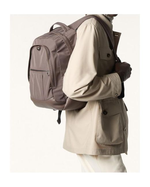 Loro Piana Brown Pioneer Backpack Medium for men