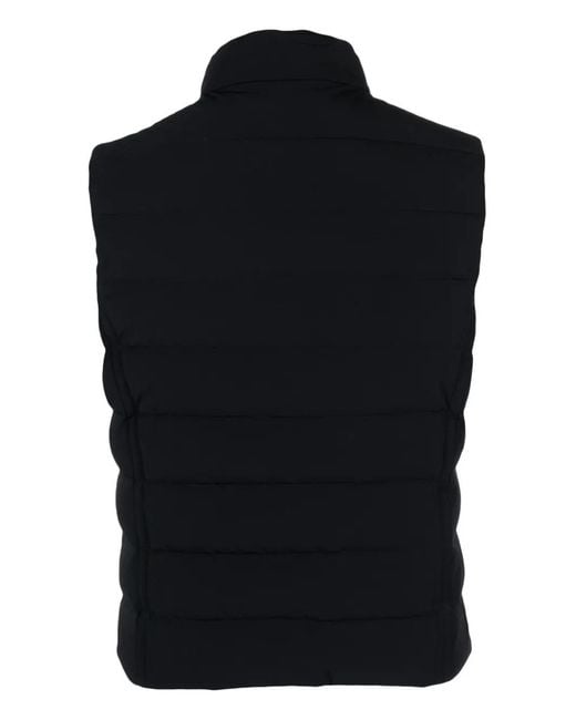 Moorer Black Oliver-Kn Padded Gilet for men