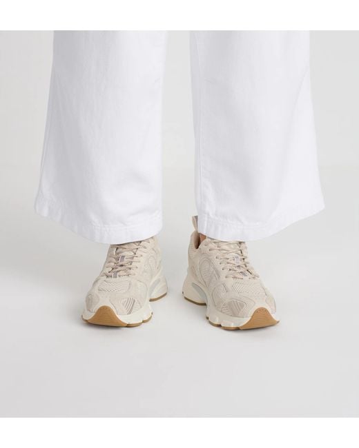 Dior Natural Christian Chrono Lace-Up Sneakers