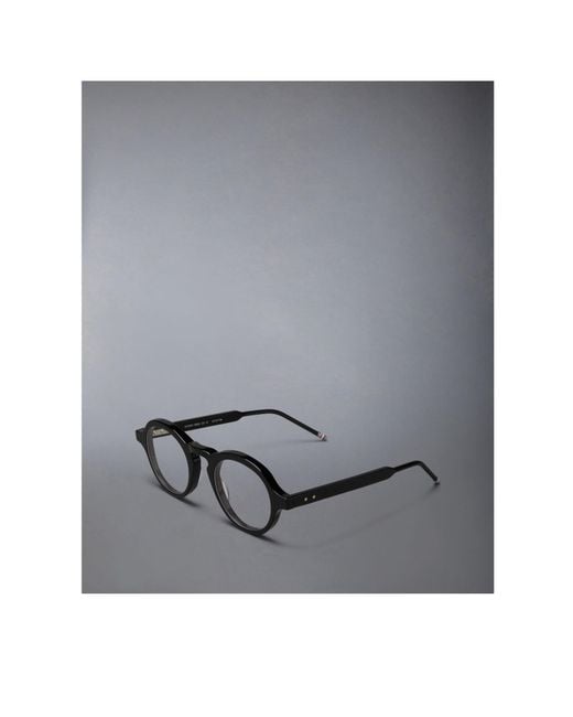 Thom Browne White Round-Frame Glasses for men