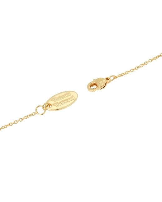 Vivienne Westwood White London Orb Pendant Necklace