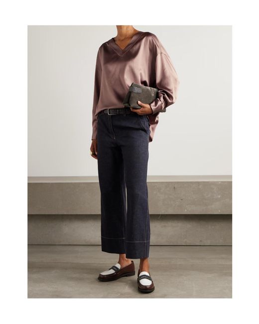 Brunello Cucinelli Natural Long-Sleeved Shirt