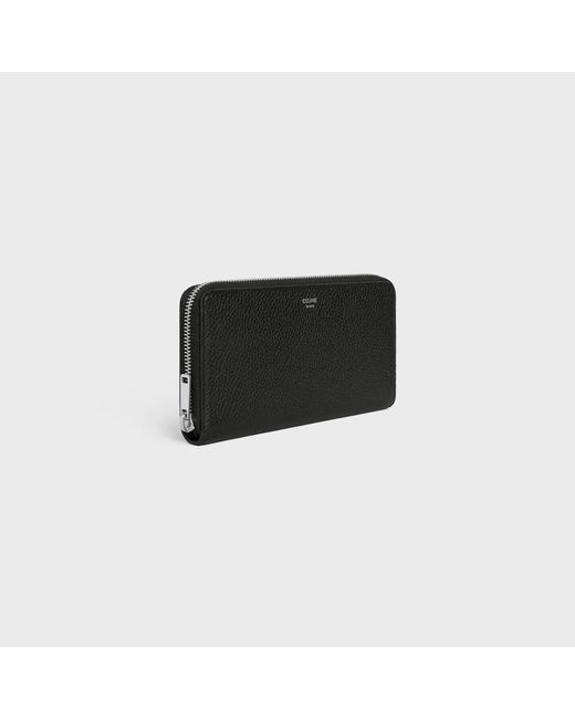 Céline Black Large Zipped Wallet for men