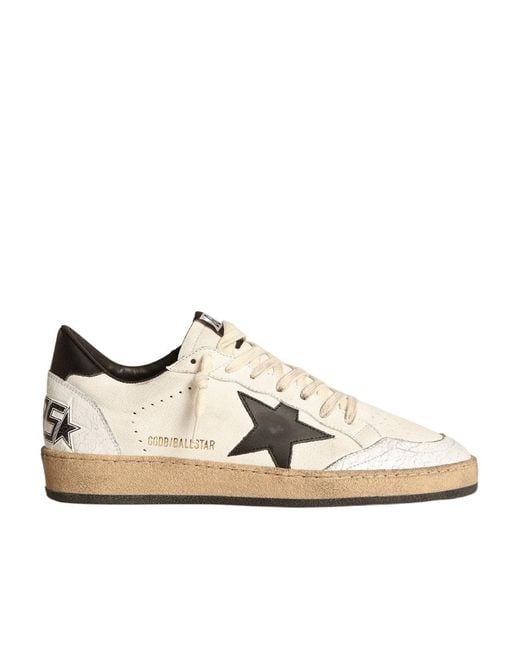 Golden Goose Deluxe Brand White Star Patch Low-Top Sneakers