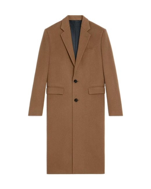 Céline Brown Notch Collar Coat