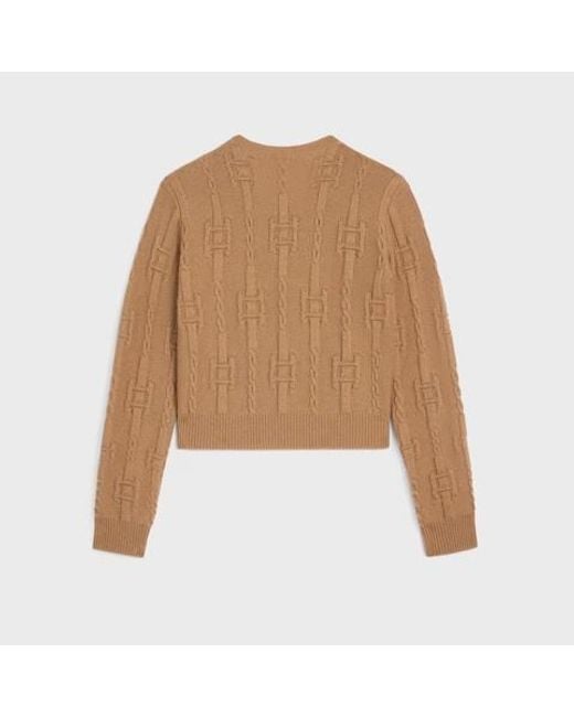 Céline Natural Crewneck Sweater