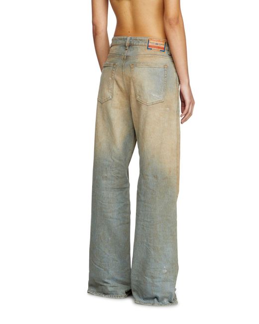DIESEL White 1996 D-Sire 007Z4 Relaxed Jeans