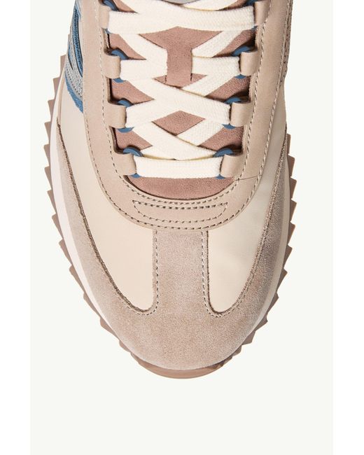 Moncler Pink Pacey 2 Lace-Up Sneakers for men