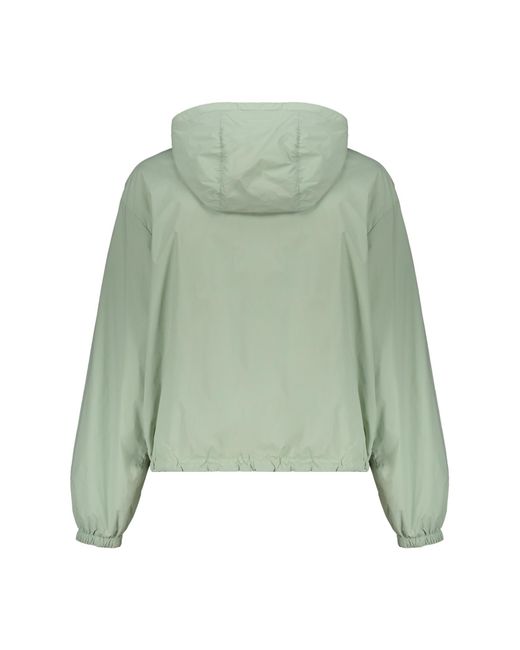 Herno Green Logo Casual Jacket
