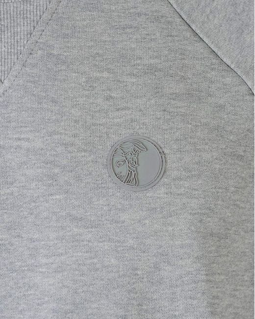 Versace Gray Round-Necked Sweater for men