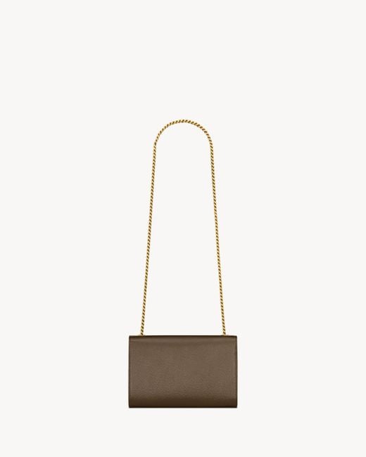 Saint Laurent White New Kate Small Shoulder Bag