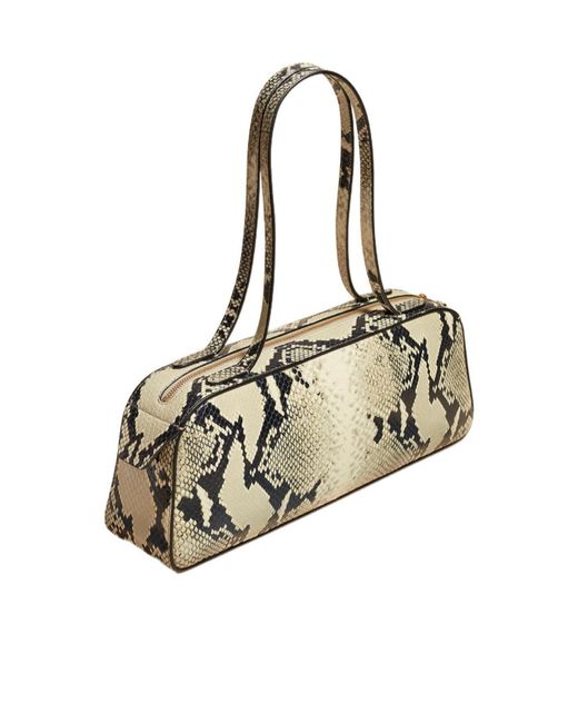 Khaite Metallic Simona Zipped Shoulder Bag