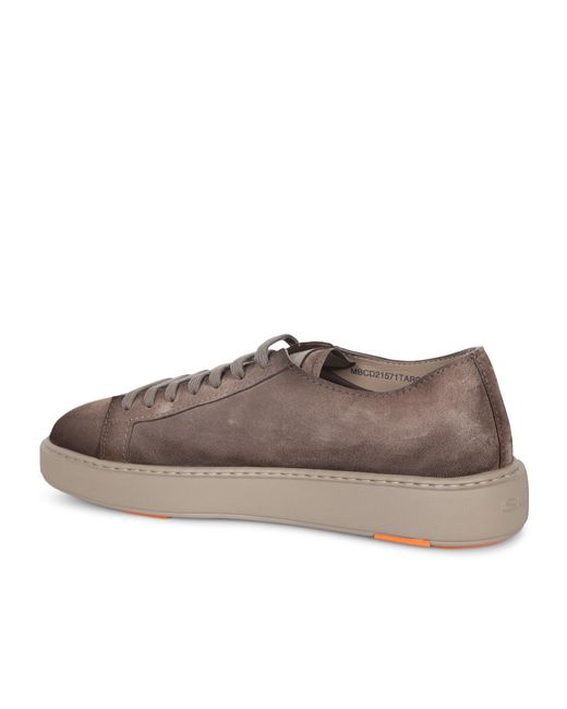 Santoni Brown Sneakers for men