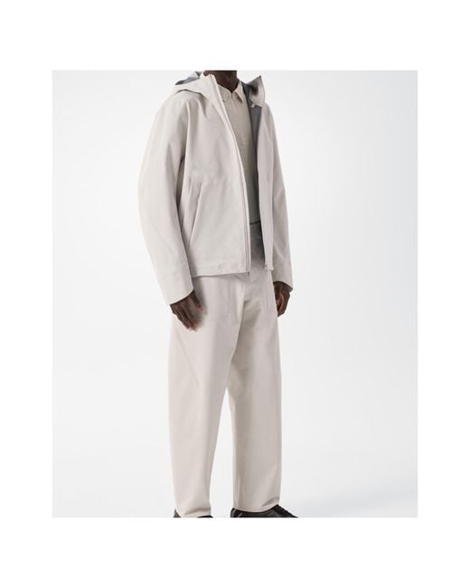 Veilance White Arris Zipped Jacket for men