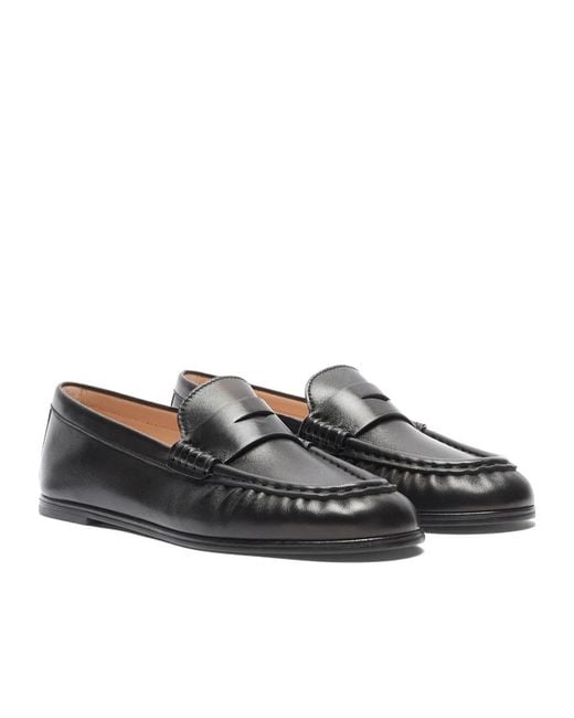 Stuart Weitzman Black Spencer Oafer