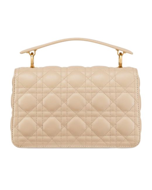 Dior Natural Small Jolie Top Handle Bag