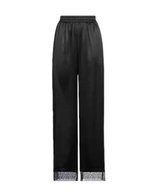 Burberry Black Solid Color Casual Pants