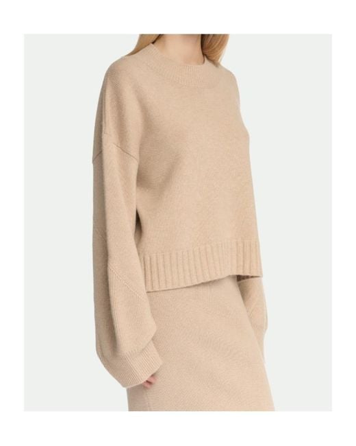 Malo Natural Ribbed Cashmere Sweater
