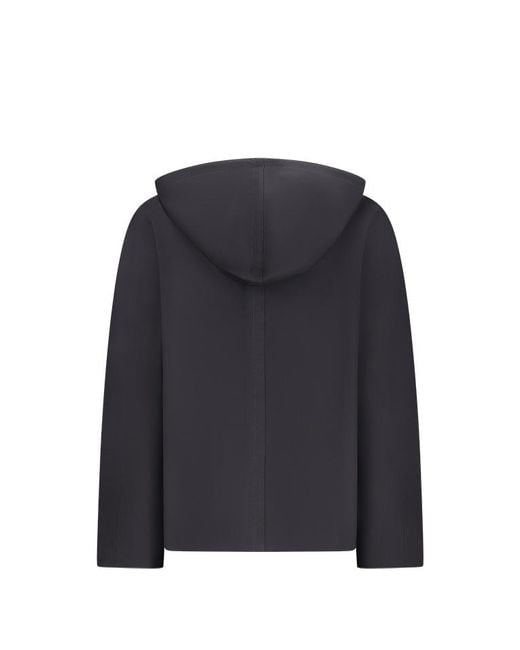 Max Mara Blue Long-Sleeved Hoodie