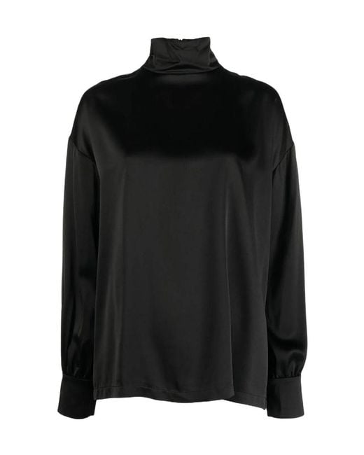 Fabiana Filippi Black Long-Sleeved Shirt