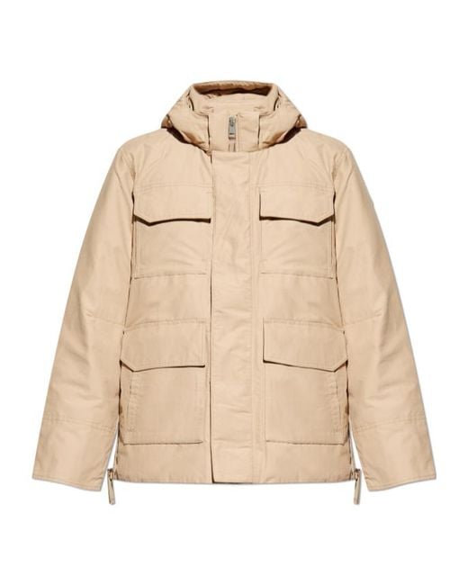 Canada Goose Natural Hooded Pocketed Padded Jacket for men
