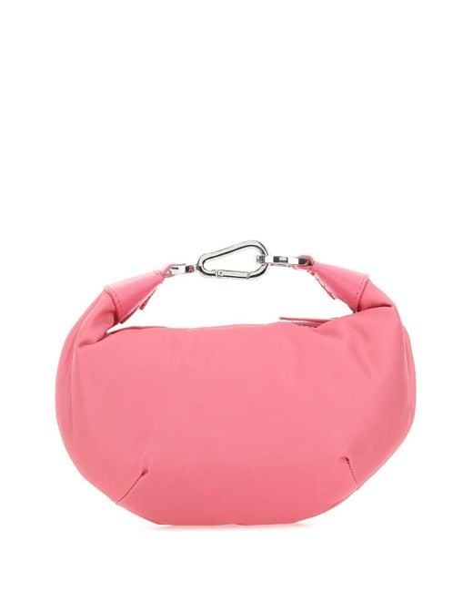 Palm Angels Pink Big Palm Zipped Tote Bag