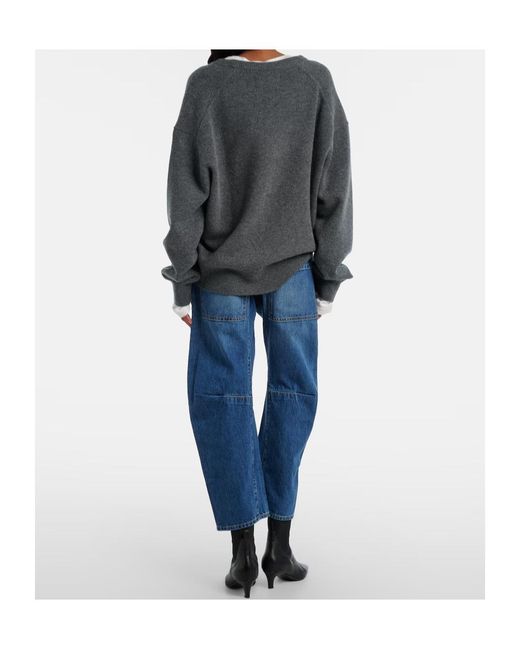 Nili Lotan Blue Belt-Loop Jeans