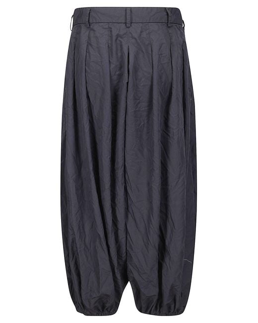 Comme des Garçons Blue Comme Des Garçons Comme Des Garçons Pleated Wide Leg Pants