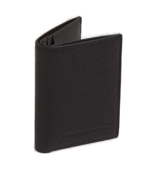 Tom Ford Black Logo Bi-Fold Wallet for men