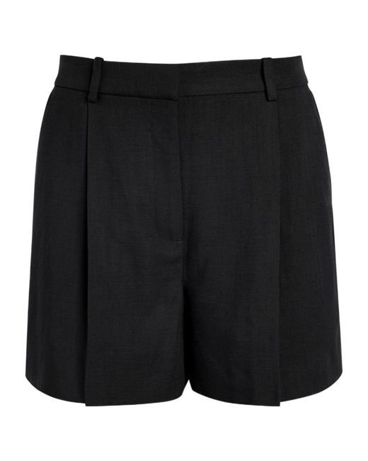 Anine Bing Black Belt Loop Shorts