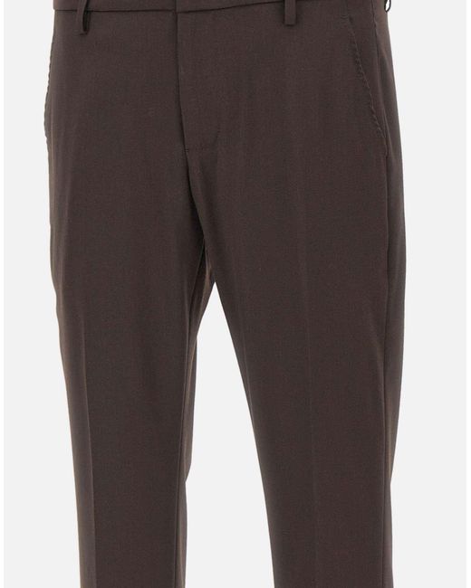 Dondup Gray Gaubert Slim Fit Pants for men